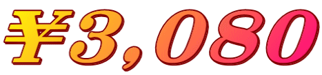 ￥３,０８０